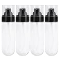 thumbnail image 1 of Juego de 4 botellas de spray, minidispensador de plástico portátil para viajes, contenedor vacío rellenable, 100ml, 1 of 5