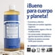 thumbnail image 5 of Jabón de Castilla Orgánico Dr. Bronner's Menta Aromatizado Biodegradable para Todo el Cuerpo, 5 of 5