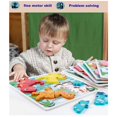 thumbnail image 4 of Puzle de madera con forma de dinosaurio HT HONOR TRUST Jumbo Base 2-3 años, 4 of 6