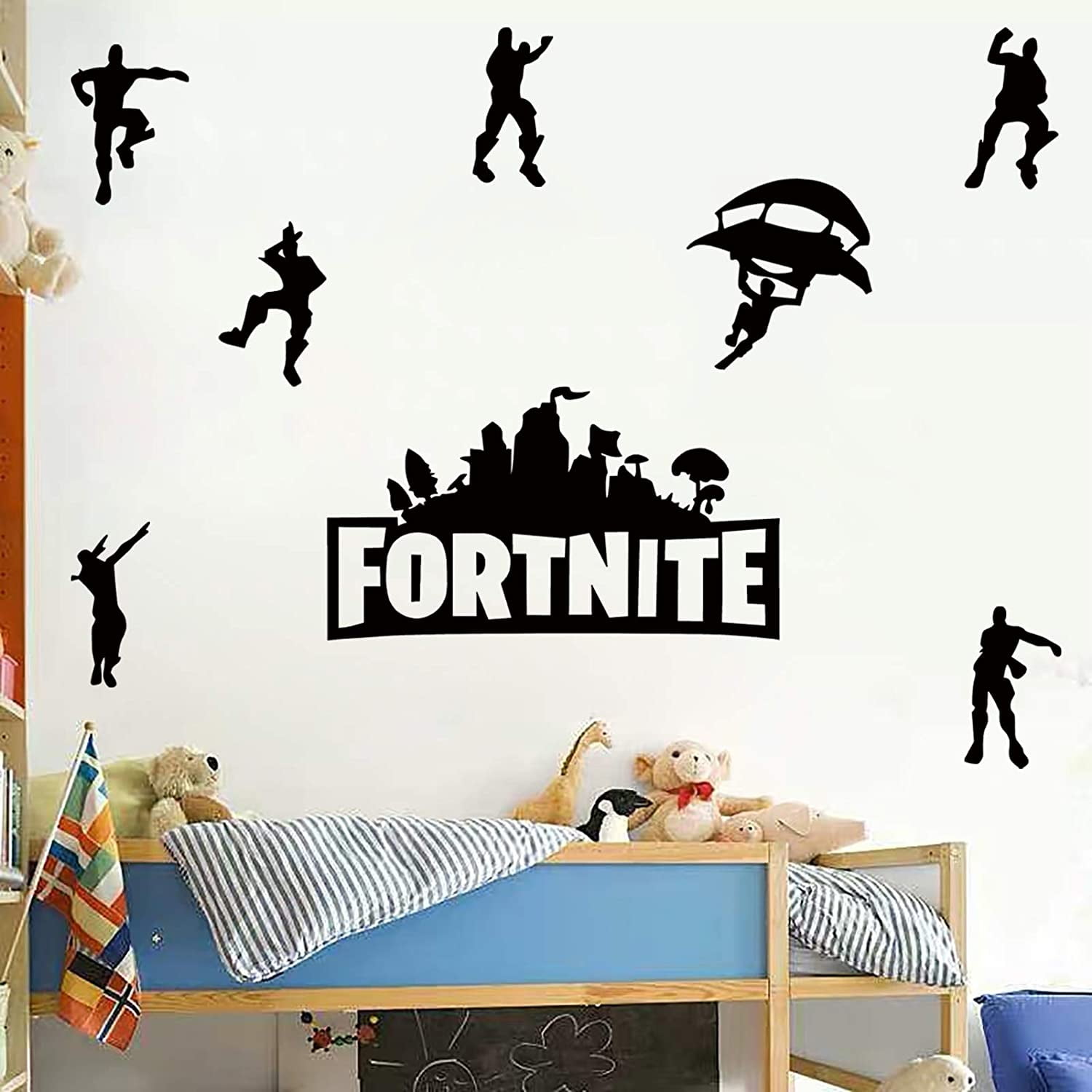 Fortnite Battle Royale Game VINYL WALL STICKER DECALS Children Bedroom 620m 