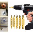 thumbnail image 1 of Juego de 5 extractores de tornillos dañados para retirar tornillos que se dañan fácilmente, fabricados, 1 of 5