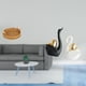 thumbnail image 2 of Cestas de almacenamiento,Cestas de almacenamiento de cocina tejidas con asas hechas a mano,estatua de cisne,Estatuas y figuras de cisnes de cerámica modernas Esculturas,Escultura de animales, 2 of 8
