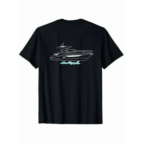 Sea Ray Sundancer Boat Lovers Nautical Retro Style Adventure Unisex T-Shirt, for men & women, up to size 5XL