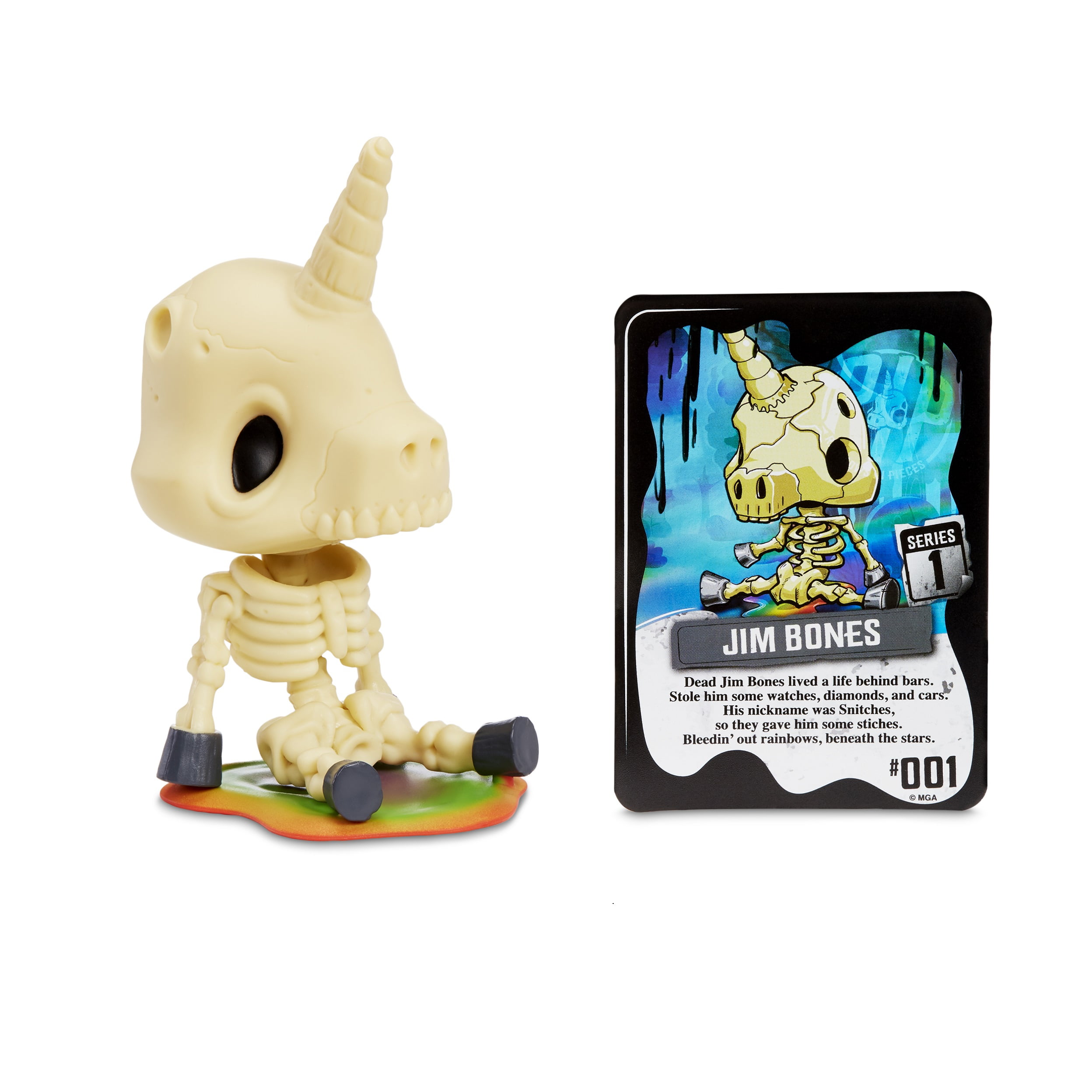 R.I.P Rainbows in Pieces SERIES 1 Gnarly Creepy but Cute Undead Unicorn Toys