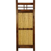 Oriental Furniture 4 ft. x 1 1/2 FT Tall Japanese Bamboo Kumo Fence