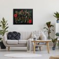 thumbnail image 2 of Stupell Industries Happy Holidays Welcoming Festive Typography Winter Foliage, 30 x 40, Design by Heather McLaughlin, 2 of 5