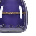 thumbnail image 2 of Bird Carrier Cage Shoulder Bag Pet Bird Carrier Pet Parrot Travel Clear Backpack Purple, 2 of 7