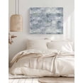 thumbnail image 3 of Vintage Blue Wall Art for Living Room,Canvas Picture Wall Decor for Bathroom Bedroom,Modern Abstract Art Oil Painting Painting Artwork for Office Kitchen Hallway Dining Room Home Decorations 24"x32", 3 of 8