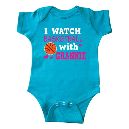 

Inktastic I Watch Basketball with Grannie Gift Baby Girl Bodysuit