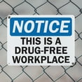 thumbnail image 5 of (2 Pack) This Is A Drug-Free Workplace OSHA Notice Sign 24 Inch X 18 Inch Plastic Sign, Weather Resistant, UV Protected for Workplace, Business, and Construction Site, Made in the USA, 5 of 8