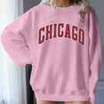 thumbnail image 4 of Ladies Fashion Casual Letter Printed Round Neck Long Sleeve Festival Sweatshirt Lightweight Hoodie Winged Long Sleeve Hoodies plus Size Women 5x Athletic Sports Jackets Fitted Pullover Sweater Women, 4 of 4