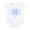 Cloud White, variant on CafePress - Bohr's Model Of The Atom Infant Bodysuit - Baby Light Bodysuit, Size Newborn - 24 Months