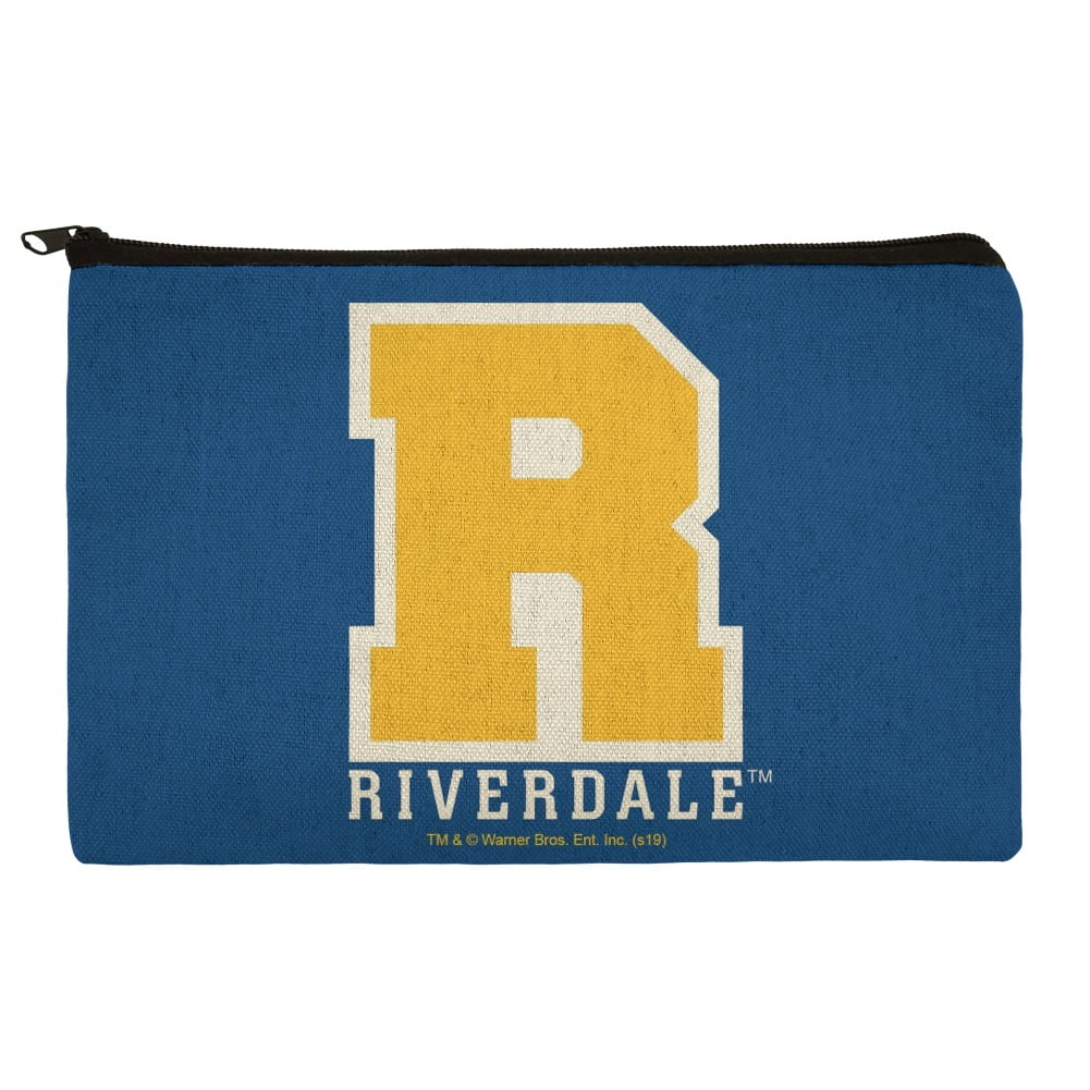 Riverdale Varsity Letter Pencil Pen Organizer Zipper Pouch Case