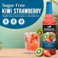 thumbnail image 2 of Syruvia Sugar Free Kiwi Strawberry Flavored Syrup for Drinks, Cocktails, Lemonades, Iced Teas and Desserts – 25.4 fl oz, 2 of 7