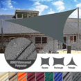 thumbnail image 2 of 10 Sizes Triangle Waterproof Sun Shade Sail Outdoor Garden Patio Party Sunscreen Awingtriangle Canopy 95% Uv Block With Free Rope Jm5, 2 of 3