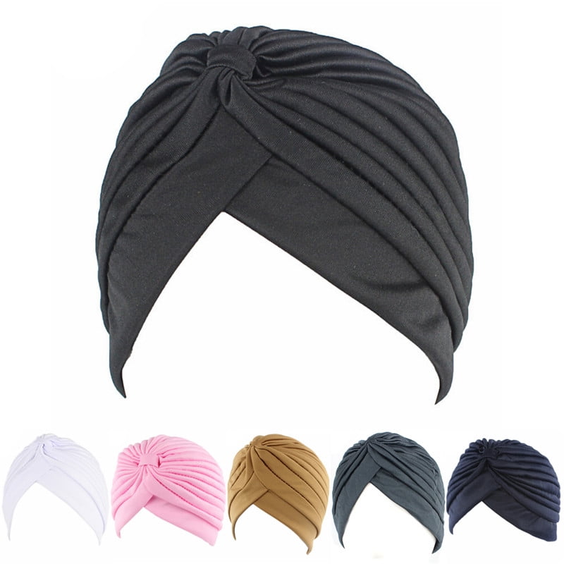 Style Turban Hat Head Wrap Band Cap 