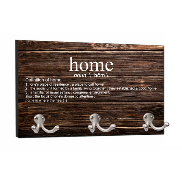 Dictionary Definition of Home Stone Print 8" by 16" Mountable Coat