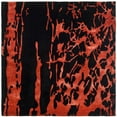 thumbnail image 6 of SAFAVIEH Soho Alura Abstract Wool Area Rug, Black/Red, 2' x 3', 6 of 8
