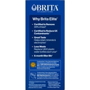 Brita Elite Replacement Water Filter, Compatible with All Brita Pitchers & Dispensers (1 Pack), Reduces Lead