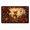 Flannel-Rubber-16x24, variant on Forest Deer Moonless Garden Rectangle Rug for Reading Nook Fall