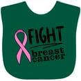 thumbnail image 3 of Inktastic Fight Breast Cancer Pink Ribbon Boys or Girls Baby Bib, 3 of 4
