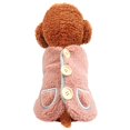 thumbnail image 2 of Pet Vest Soft Warm Puppy Coat Dog Clothes with Buttons for Small and Medium Dogs, 2 of 10