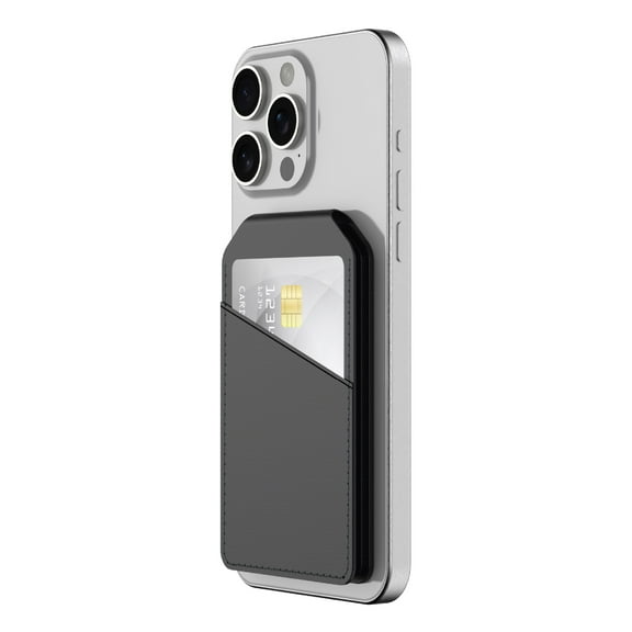 onn MagSafe Compatible Universal Detachable Wallet for Smartphones - Black