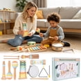 thumbnail image 5 of Wooden Musical Instrument Set for Early Educational Development and Sensory Exploration - Percussion and Vocal Music Toys for - Educational Music Toys for Creative Play and Learning, 5 of 8