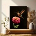 thumbnail image 6 of Flower Hummingbird Canvas Wall Art Home Decor for Living Room Bedroom Dining Room Hallway Office Kitchen, 6 of 8