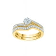 thumbnail image 2 of Diamond Bridal Set in 14K Gold (5/8 cttw) (I-Color, SI3-I1 Clarity), 2 of 4