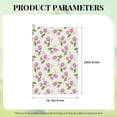 thumbnail image 4 of Easygdp Tulips Flowers Golf Towel 24x16in for Men and Women with Carabiner Clip for Easy Attachment, 4 of 8