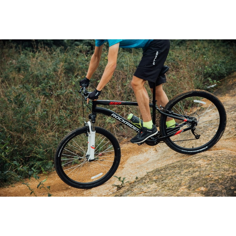 Decathlon Rockrider ST100 Mountain Bike, 27.5, 21 Speed, Black, Small