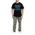 thumbnail image 5 of CafePress - You Can't Scare Me.I Play Hockey. Men's Dark Pajam - Men's Dark Loose Fit Cotton Pajama Set, 5 of 7