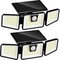 Solar Lights Outdoor Waterproof, 3000 LM 156 LED Motion Sensor Outdoor Lights
