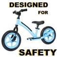 thumbnail image 3 of Mobo Explorer Blue Balance Bike for Kids, 2-6 Years Old, Bicycle for Boys and Girls, No Pedal Ride On Toy for Toddlers, 3 of 12