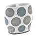 thumbnail image 2 of Avanti Linens Dotted Circles Collection, Toothbrush Holder, White, 2 of 10