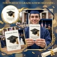 thumbnail image 3 of 3D Graduation Cap Pocket Hug Card, Inspirational Keepsake Blessing Card for High School or College Graduates, Wallet-Sized Gift for Family and Friends with Motivational Message,1PC, 3 of 7