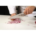 thumbnail image 5 of Mercer Culinary Genesis 8" Steel Short Bolster Chef's Knife, Black, 5 of 6