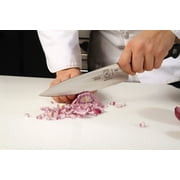 Mercer Culinary Genesis 8 Steel Short Bolster Chefs Knife, Black