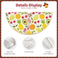 thumbnail image 3 of Sikiie Avocado And Pineapple Nativity Christmas Tree Skirt, Jesus Christian Winter Holiday Tree Mat Decoration(30-48IN)36", 3 of 6