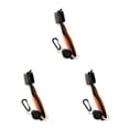thumbnail image 2 of VONKY Stainless Steel Golf Club Brush Portable Handheld Replacement Solid Color Telescopic Double-sided Ball Brushes Orange Lidless 3Set, 2 of 6