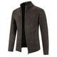 thumbnail image 3 of Chaquetas para hombres Abrigos Abrigos Moda Otoño e invierno Cuello alto Suéter Chaqueta de lana informal Odeerbi ODB-5, 3 of 4