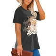 thumbnail image 2 of XCHQRTI Christmas Tree Shirt for Women Plus Size Tshirt Short Sleeve Graphic Top, 2 of 10