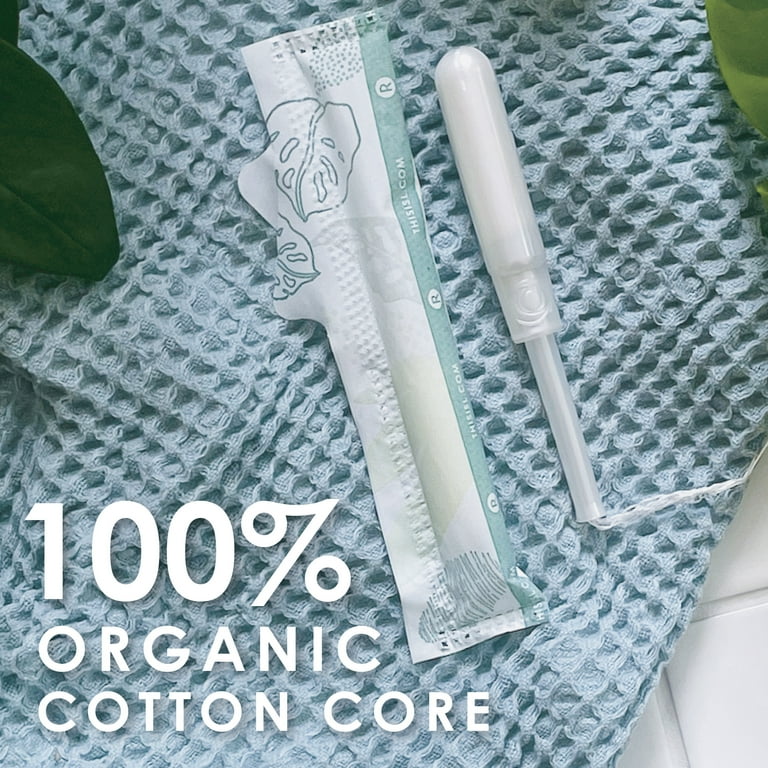 L. Organic Cotton Tampons DuoPack - Light/Regular Absorbency, 42 Ct 
