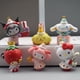 thumbnail image 1 of Lindo juego de personajes de anime, mini decoración de pastel de animales de dibujos animados, juguete de estatua modelo de PVC, 6 piezas, 1 of 3