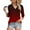 Bleu Clair, variante sur Babysbule T-Shirt Décontracté pour Femme à Col en V, Manches 3/4, Coupe Ample, Blouse à Imprimé Dégradé, Haut Confortable et Tendance pour Usage Quotidien