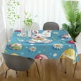 thumbnail image 3 of Yayeee Tablecloths 54" x 54" Rectangle Wrinkle Resistant Party Table Cover, Easter Bunny Pattern, 3 of 8