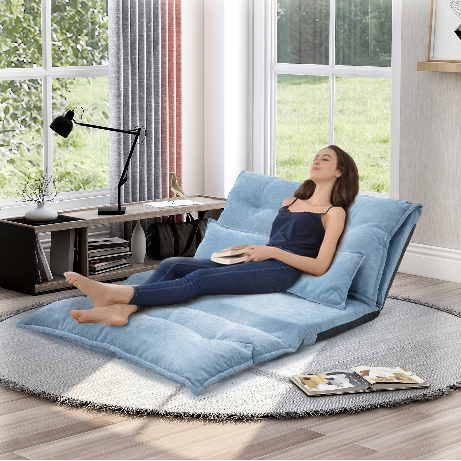 foldable floor bed