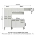 thumbnail image 3 of Cocina Integral Modular Madesa Emilly Top 229cm BB, 3 of 10