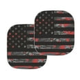 thumbnail image 3 of KUIFORTI Car Windshield Sun Shade, American Flag Sunshades for Car Windows, Foldable Sun Protection to Keep Your Vehicle Cool & Comfort, 3 of 5